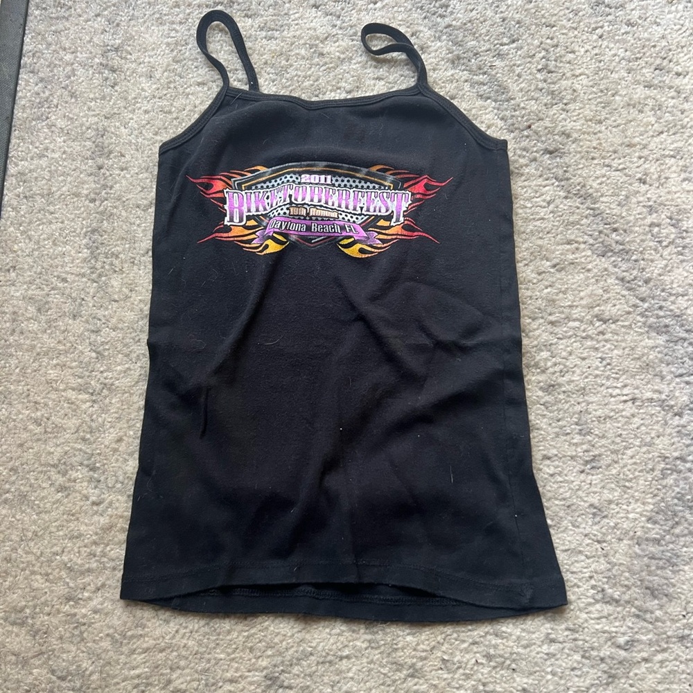 Biketoberfest Daytona Beach Florida Graphic Tank Top Biker Festival